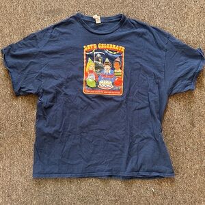 Navy Blue Graphic T-Shirt